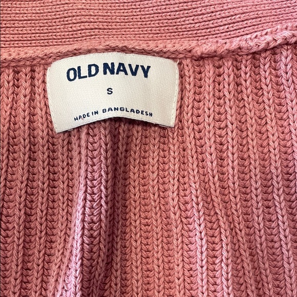 Old Navy Ribbed V-Neck Cardigan - Dusty Pink - Picture 2 of 4